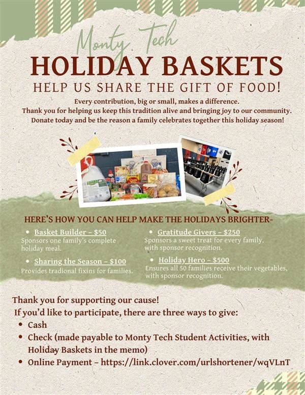 Holiday Basket Donations